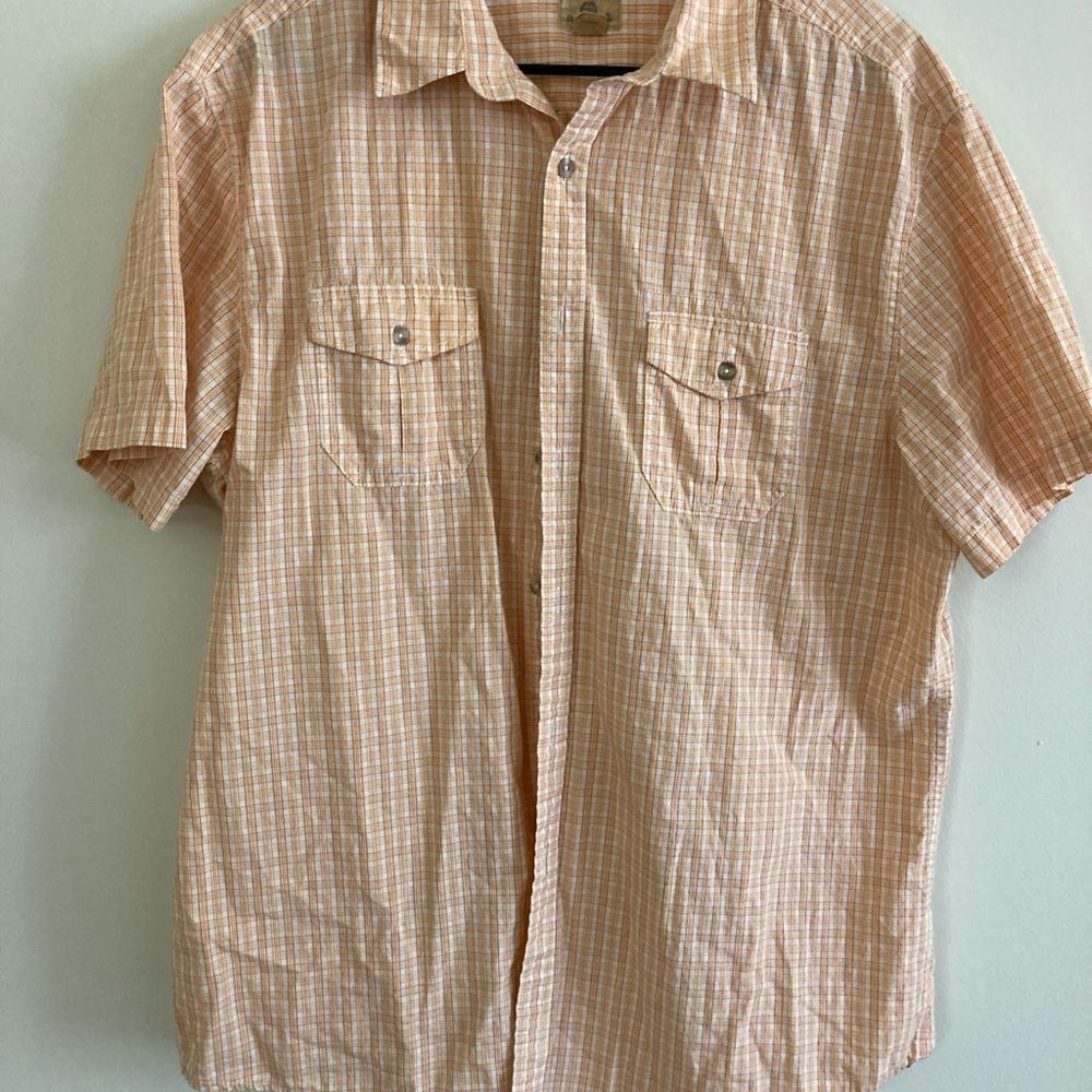 Mens Tre Vero Western Style Button Down Shirt